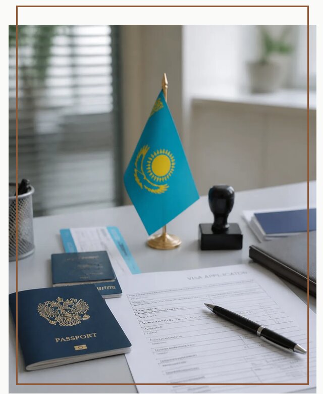 Оформление визы в Казахстан для поездки и работы в Большой Камне